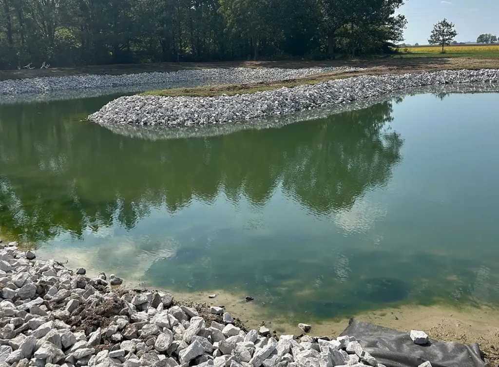 ASA Construction SVC LLC - Riprap Installation in Belleville IL