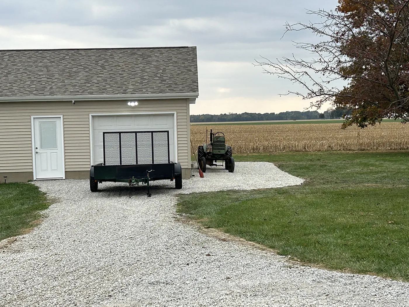 ASA Construction SVC. LLC - Belleville IL - Added Onto Driveway & Rerocked With Weed Barrier