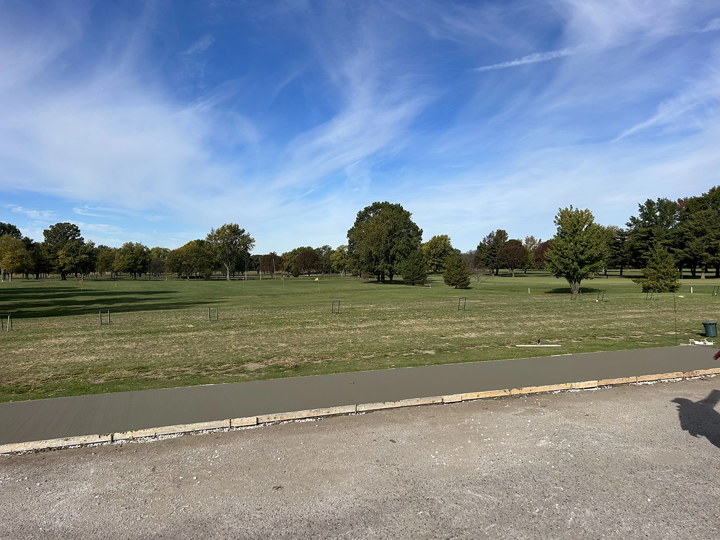 ASA Construction SVC. LLC - Belleville IL - Pump Pad With Footing and 8 Inch Drain Along With 8x75 Driving Range Pad